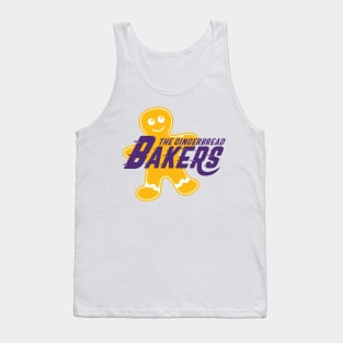 Gingerbread Man Christmas Cookie Baker Baking Parody Tank Top